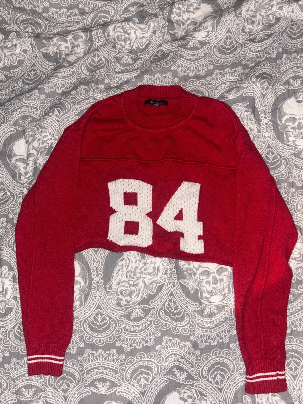 Forever 21 Red Crewneck Knit Sweater